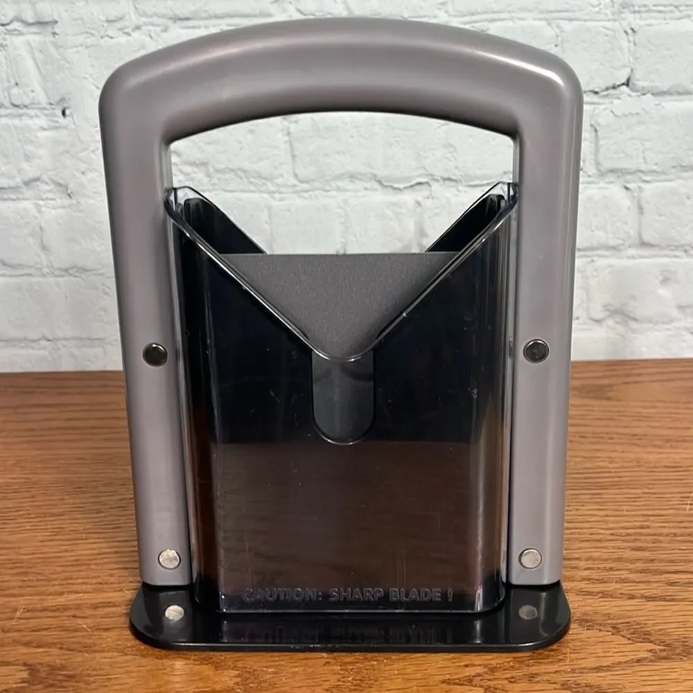 Larien Original Bagel Guillotine Bagel Biter Slicer Commercial Copyright 1996